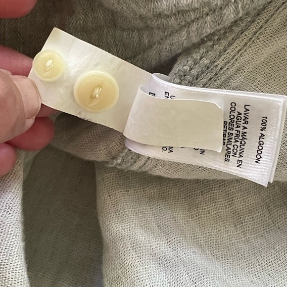 Vineyard Vines Double Cloth Shirt Button Up Gray Long Sleeve Men  Size M Cotton - Picture 8 of 10